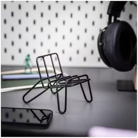 Ikea Alloy Steel KRUBBET Holder for Mobile Phone, Black - Picture 5 of 7